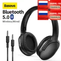 Fone de ouvido Baseus d02 pro sem fio fone bluetooth de ouvido 5.0