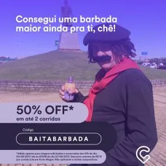 [POA] 50% OFF em 2 viagens