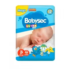 Fralda Babysec Ultrasec P 46 Unidades