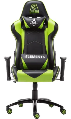 Cadeira Gamer Elements Veda Terra, Green | R$1.379