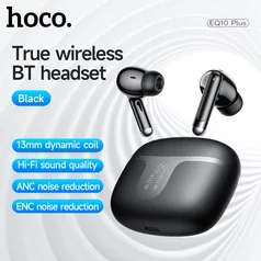 [R$31,39 com GPay + Moedas] HOCO-EQ10 Além disso ANC ENC Redução de Ruído Fone De Ouvido Display LED