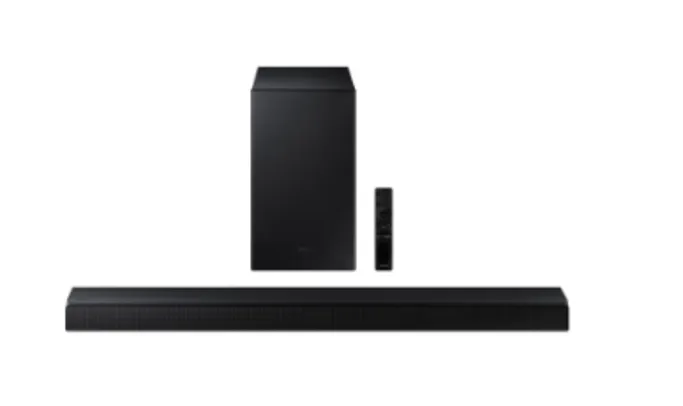 Soundbar Samsung Hw-A555 Wireless Dts Virtual, Modo Game2.1 Canais, Design Slim, Subwoofer Sem Fio E