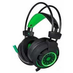 Headset Gamer DAZZ Diamond 7.1 HG9012 Preto/Verde | R$160