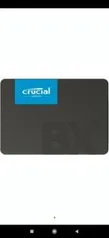 SSD Crucial BX 500, 120GB, SATA, Leitura 540MB/s, R$ 170