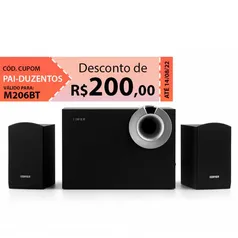 Caixa de Som com Subwoofer M206BT Bluetooth 34W RMS EDIFIER - Preto