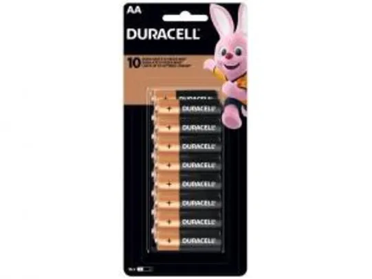 [CLUBE DA LU + APP R$25 de volta] Pilha AA Pequena Alcalina 16 Unidades - Duracell | R$40