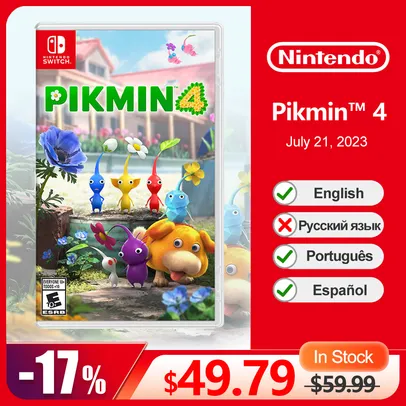 Pikmin 4 - Nintendo Switch - Mídia Física