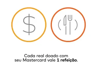 Doe no mínimo R$10 com Mastercard e ganhe 1mês de assinatura globoplay