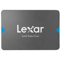 SSD Lexar NQ100 SATAIII, 240GB, Sata, Leituras: 550Mb/s e Gravações: 445Mb/s - R$220