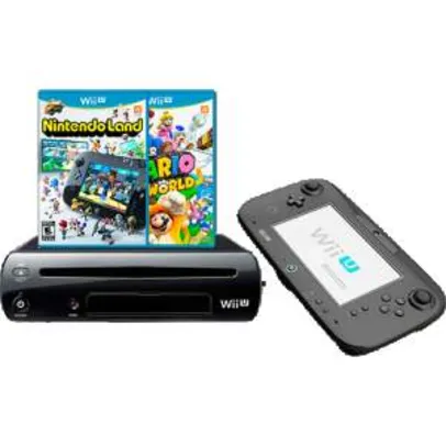 [Subamarino] Console Nintendo Wii U 32GB + 2 jogos - R$1296