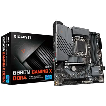 [BR | Moedas] - Placa Mãe Gigabyte para Intel 1700 B660M Gaming X 4x DDR4 mA