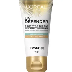 Protetor Solar Loreal Uv Defender Cor Media Fps60 40g