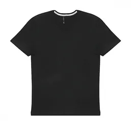 Camiseta Masculina Manga Curta Gola V em Algodão Tex 