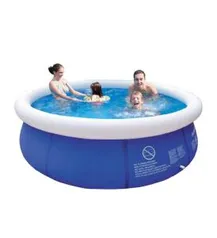 (PRIME) Piscina Redonda 5300l Sodramar Com Filtro De Cartucho Sodramar R$ 321