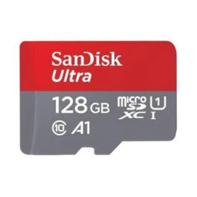 Cartão de Memória SanDisk 128GB Classe10 Vel 98MB/s