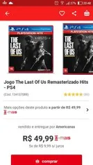 [AME + Cupom] The Last of US - PS4