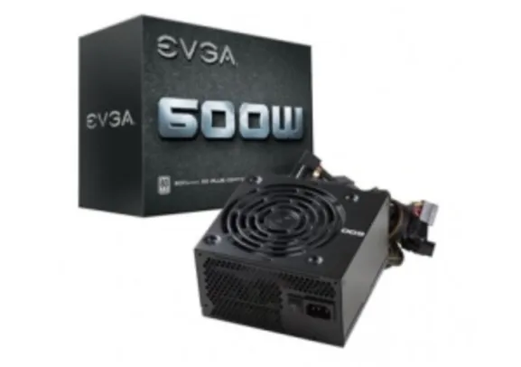 [Pichau] FONTE EVGA 600W 80 PLUS WHITE PFC ATIVO, 100-W1-0600-K0 - BOX - R$229,00