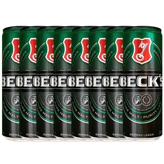 Cerveja Becks Puro Malte Lata 350ml Pack - 8 Unidades