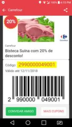 Bisteca Suina no Carrefour