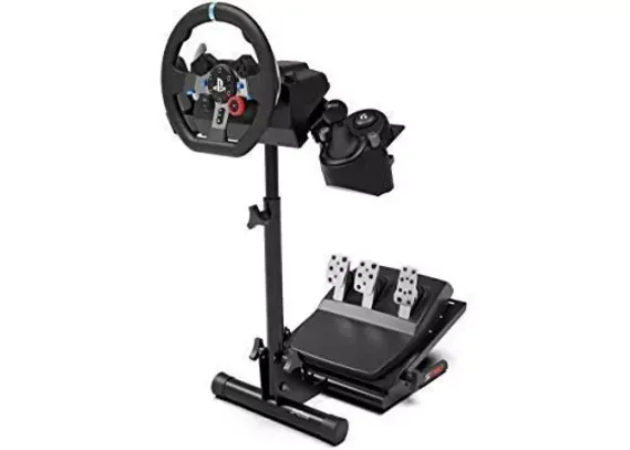 Suporte Para Volantes Extreme Simracing Spro Preto. Compatível Com Logitech, Fanatec e Thrustmaster