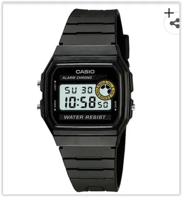 Relógio Feminino Digital Casio F-94WA-8DG - Preto \ R$ 90