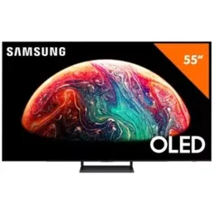 Smart TV Samsung OLED 55 Polegadas 4K com Gaming Hub, QN55S90CAGXZD + Soundbar HW-Q600C