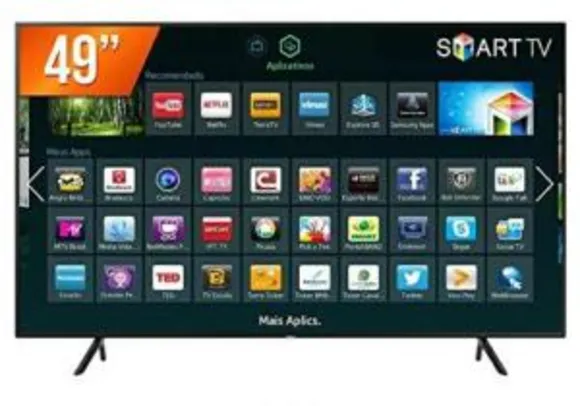 Smart TV LED UHD 4K, Samsung, UN49NU7100GXZD