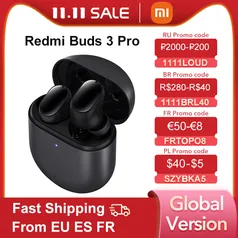 Versão global xiaomi redmi buds 3 pro  bluetooth 