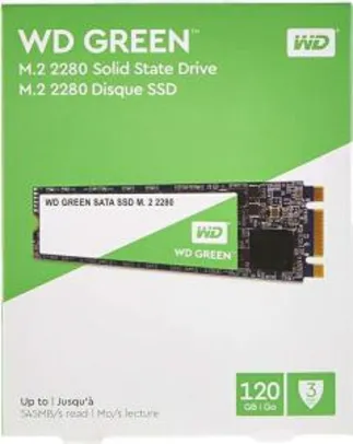 [ PRIME ] SSD WD Green M.2 2280 120GB Leituras: 545MB/s - WDS120G2G0B