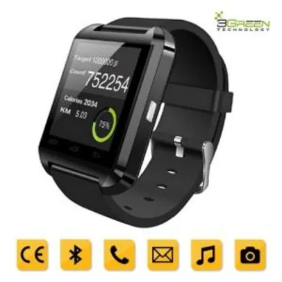Relógio Smartwatch U8 Inteligente Via Bluetooth 32,90 no boleto