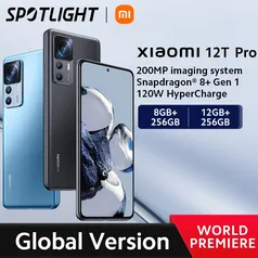 Global Version Smartphone Xiaomi 12T Pro 8/12GB+256GB Snapdragon 8