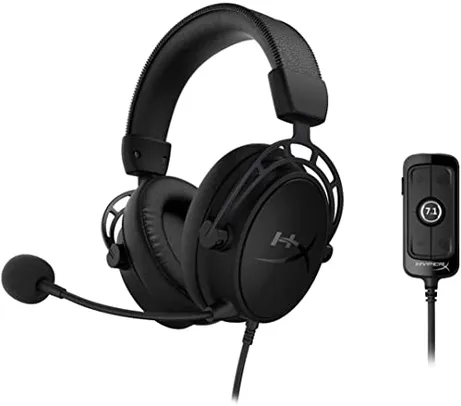 Headset Gamer HyperX Cloud Alpha S HX-HSCAS-BK/WW - Preto