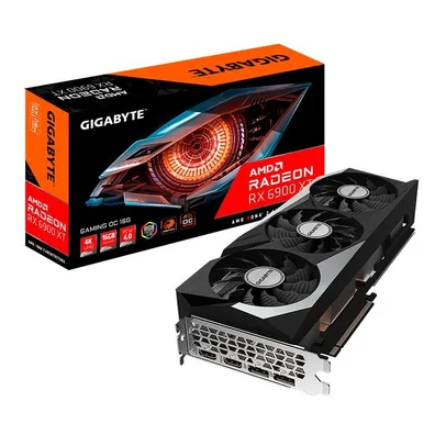 Placa de Video Gigabyte Radeon RX 6900 XT Gaming OC 16GB GDDR6 2‎56-bit, GV-R69XTGAMING OC-16GD