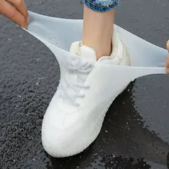 [1º Compra R$ 4,99] Capas Anti Chuva e Poças para sapatos/tenis -  Impermeáveis, reutilizáveis, Silicone