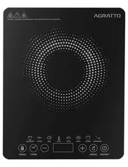 Cooktop Indução ACKI01I-01 Preto 1 Boca 1200W Agratto 127V