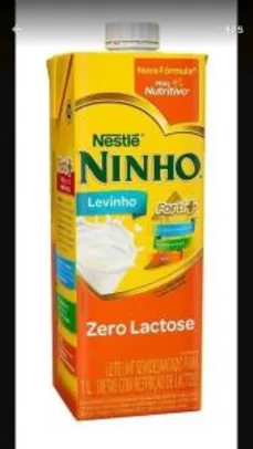 Leite Semidesnatado Ninho Zero Lactose Caixa 12 Un. 1l | R$ 35