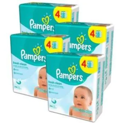 [Kangoolu] Combo Toalhinhas Umedecidas Pampers 1024 unidades​ por R$ 108,00