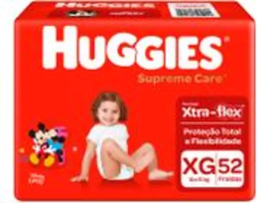 Fralda Huggies Supreme Care LV 3 PG 2 cada unidade sai R$53,27