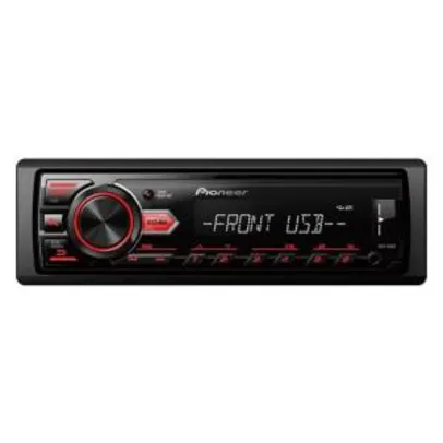 [AME 110 50% de volta] Auto Radio Usb/am/fm Mvh-98ub Preto Pioneer