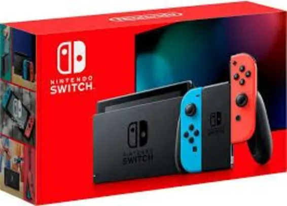 [App] Console Nintendo Switch 32gb Neon Blue Red | R$2186