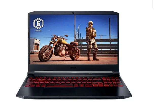 Notebook Gamer Acer Nitro 5 Intel Core i5-11400H 8GB (GTX 1650) 512GB SSD W11 15,6" Preto AN515-57-59AT