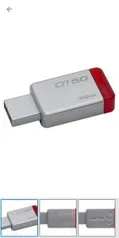 Pen Drive 32GB Kingston - DataTraveler 50 USB 3.0 - R$ 36