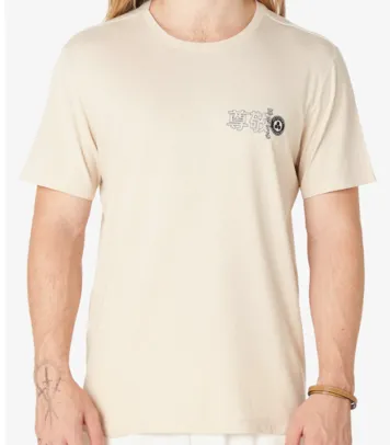 Camiseta Masculina Manga Curta Respect Khaki Pool