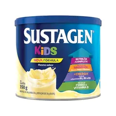 [R$ 22,47 REC] Sustagen Kids Complemento Alimentar Sabor Baunilha - Lata 350G