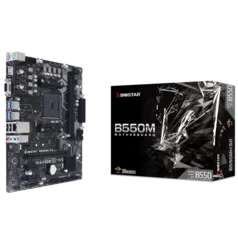 Placa Mãe Biostar B550MH, Chipset B550, AMD AM4, mATX, DDR4, AB55AM4S-R02-BS212X