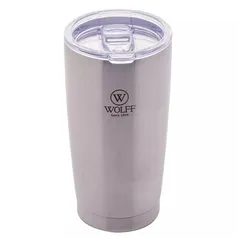  Copo Térmico de Aço Inox Parede Dupla com Tampa 600ml - Wolff