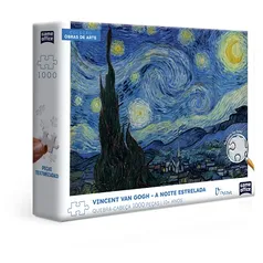 Vincent Van Gogh - A Noite Estrelada - Quebra-cabeça - 1000 peças, Toyster