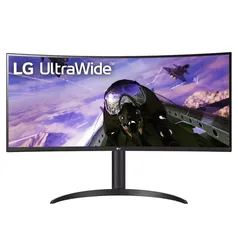 Monitor Gamer LG 34 LED Ultra Wide Curvo, IPS, 160 Hz, 1080p, 1ms, 99% sRGB