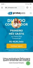 Dia do Consumidor - 1 mês grátis no Primepass trimestral