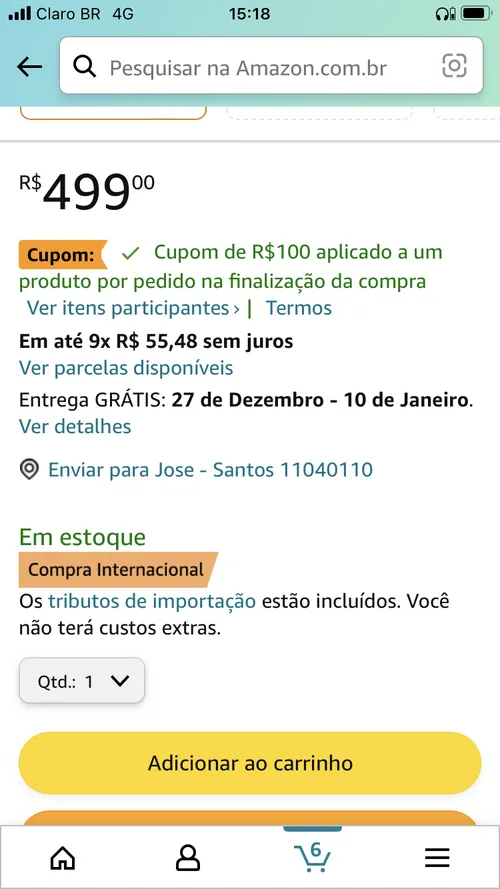 Imagen na descrição da promoção